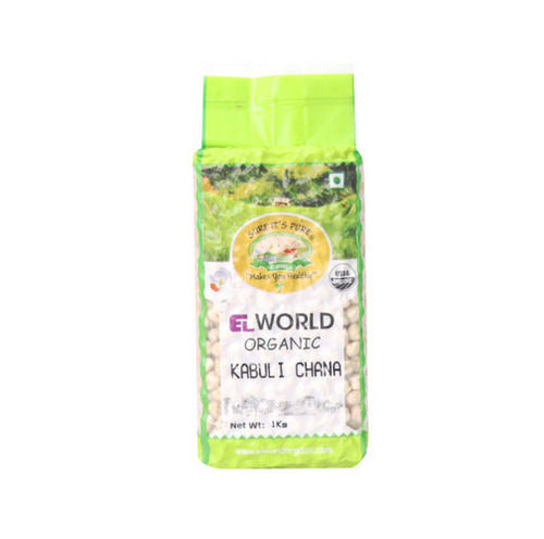 Ready To Cook Whole Dried Organic Kabuli Chana, 1Kg Pack