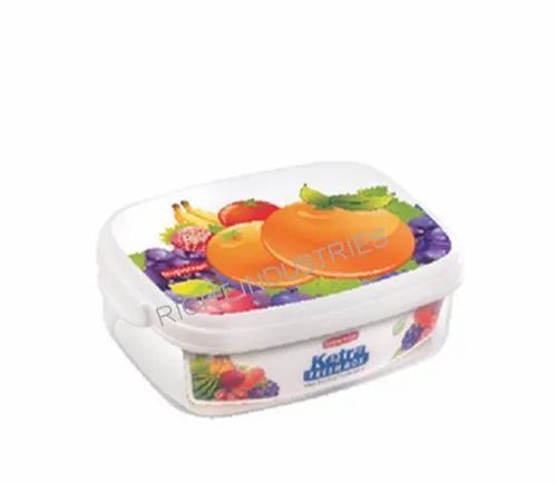 Rectangular Fruit Storage Transparent Plastic Container