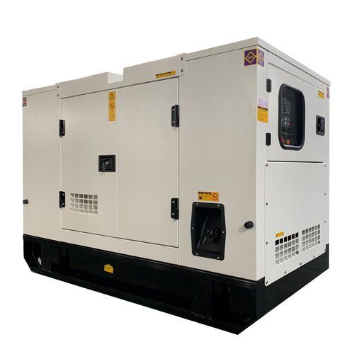 White Silent Or Soundproof 10 Kva Silent Diesel Generator