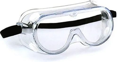 Transparent Single Layer Glass Non-Disposable Safety Goggles For Eye Protection