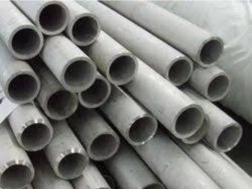 Stainless Steel Grey Round Pipe For Industrial Usage