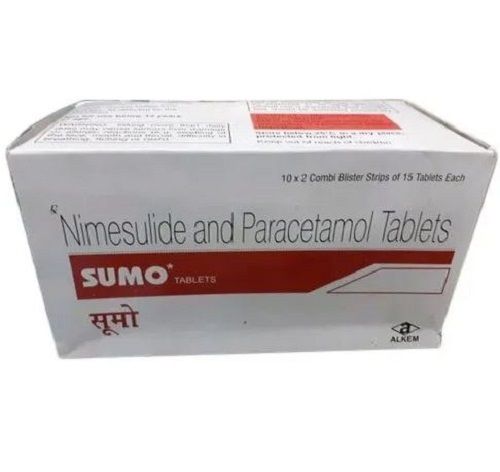 10X2 Strips Of 15 Tablets Each Nimesulide And Sumo Paracetamol Tablets  General Medicines