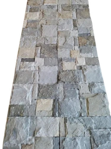 12 Mm Thick Rectangular Stone Wall Tile For Construction Use