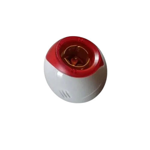 White And Red 12 Watt 120 Volt 6 Ampere Plastic Body Wall Mounted Bulb Holder 