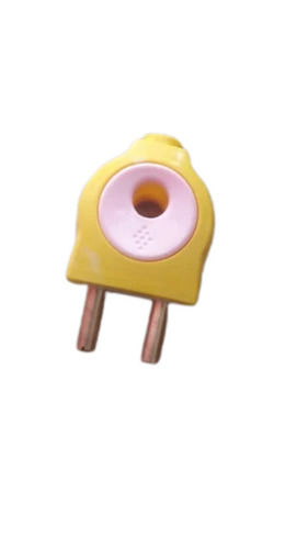 White And Yellow 20X3 Mm 120 Volt Ip67 50 Hertz Plastic Body Electrical Plug