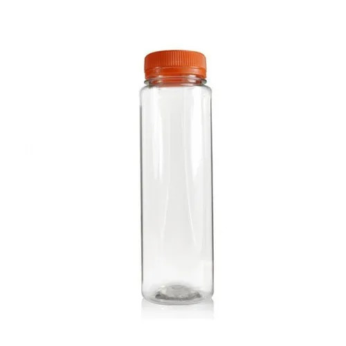 300 Milliliter Round Plain Transparent Plastic Bottle For Storage Purpose - Diameter: 8 Inch (In)