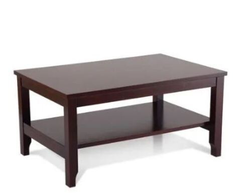 3x1.5x2.5 Foot Matte Finish Rectangular Wooden Table 