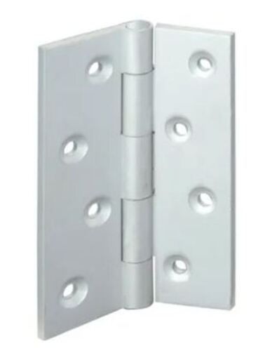 Silver 4X2 Inches Satin Finish Aluminium Door Hinge 