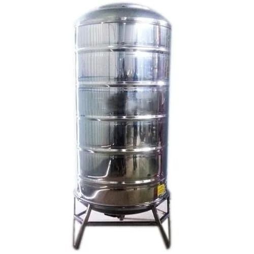 5.9mm Thick Round Stainless Steel Based Water Tank with 1000 Liter Storage Capacity