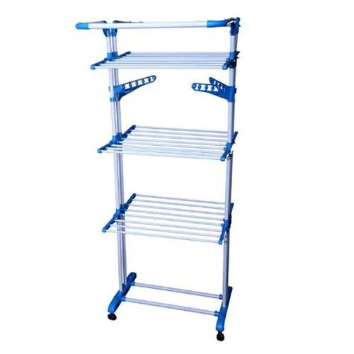 75x64x170 Cm 10 Kilogram Stainless Steel Clothes Drying Stand