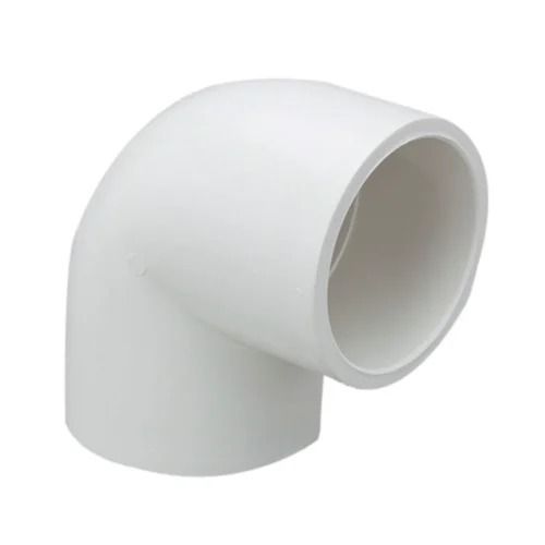 White 90 Degree Weather Resistance Polished Finish Upvc Elbow For Pipe Fittings Use 