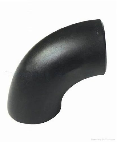 Black Male Connection Round Section Painted Asme Standard Mild Steel Elbow