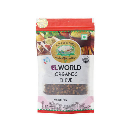 Oganic Dried Whole Clove (Laung) For Cooking, 50g Packing