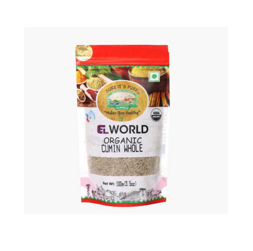 Oganic Dried Whole Cumin Seed (Jeera) For Cooking, 100g Packing