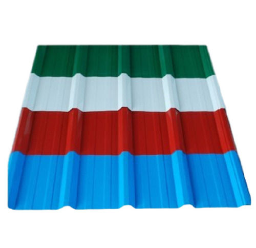 Rectangle Rectangular Coated Plain Fiber-Reinforced Polyester (Frp) Corrugated Roofing Sheets