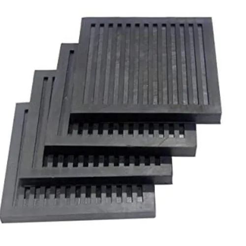 Rectangular Strong Plain Light Weight Anti Vibration Rubber Pad For Industrial Use