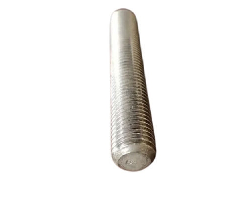 Round Smooth Galvanized Plain Strong Carbon Steel Threaded Rod Application: As A Pin To Fasten Or Connect Two Materials Together