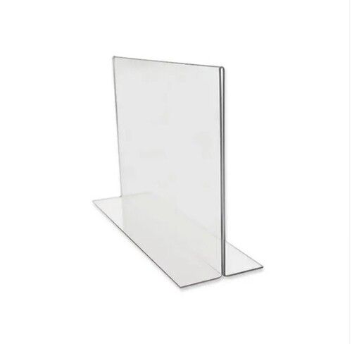 Rectangle 10 Inch Transparent Wear Resistant Lightweight Rectangular Acrylic Article