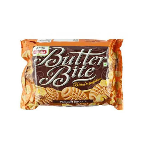 100 Gram,Sweet And Delicious Taste Crispy Round Butter Bite Biscuit