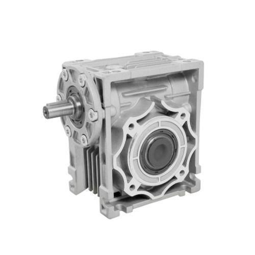 Silver 12 Voltage Aluminium Body Vertical Worm Gearbox For Industrial Use