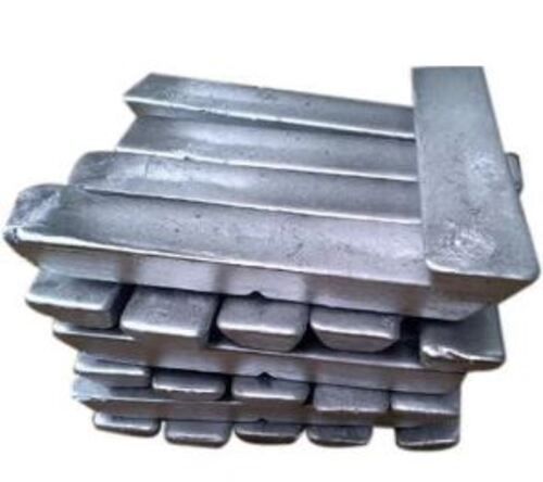 14X3X4 Inches Rectangular Galvanized Aluminum Ingots Bar Application: Building