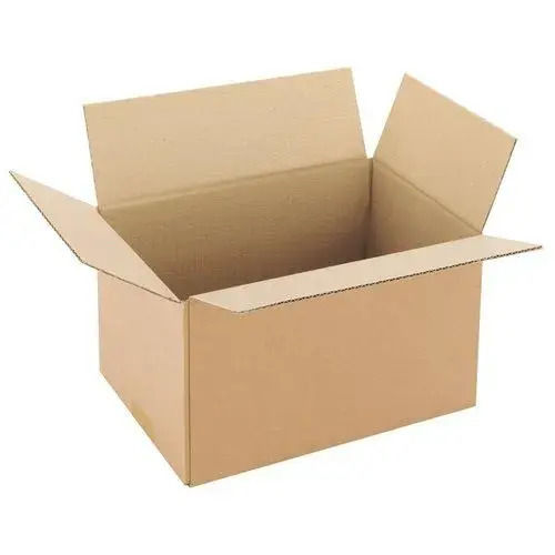 25x25x35 Inches Rectangular Plain Corrugated Industrial Packaging Box 