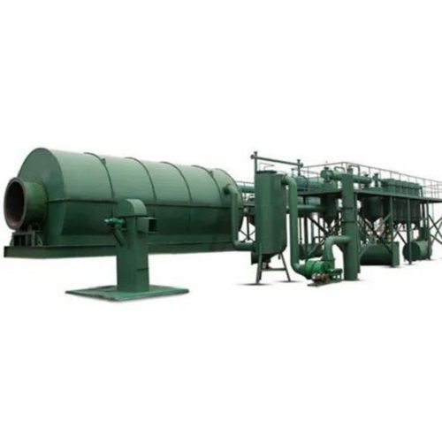 35 Hp Power Mild Steel Waste Tyre Pyrolysis Recycling Plant Capacity: 100 Pcs/Min