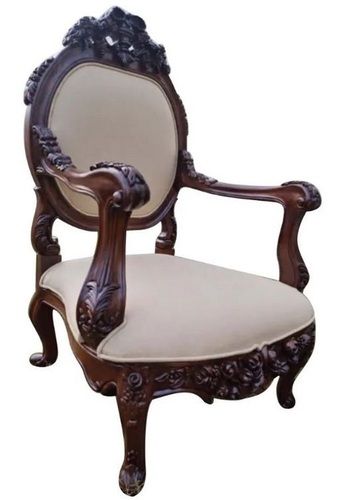 4 X 2 Feet Dimension Polished Machine Made Solid Wooden Carved Chairs