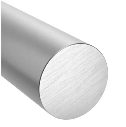 Silver 45 Mm Round Corrosion Resistant Polished Finish Aluminum Rod 