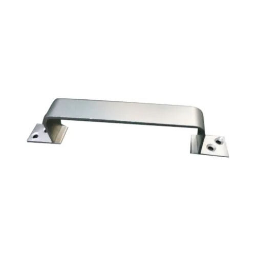 Silver 6 Inch Rectangular Polished Aluminium Alloy Door Handle