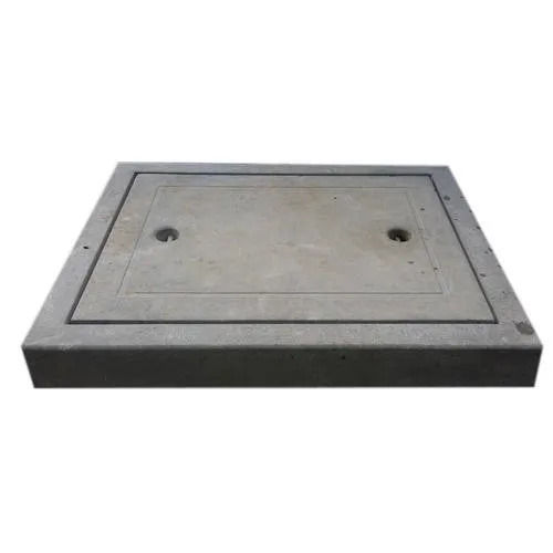 Easy To Install High Strength Rectangular Cement Manhole Cover Base Dimension: 24X18X3Inch