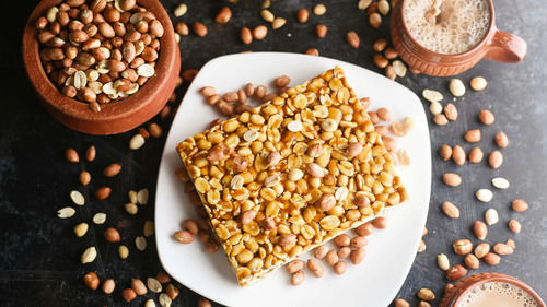 Fresh And Crunchy Groundnut Chikki For Eating Use