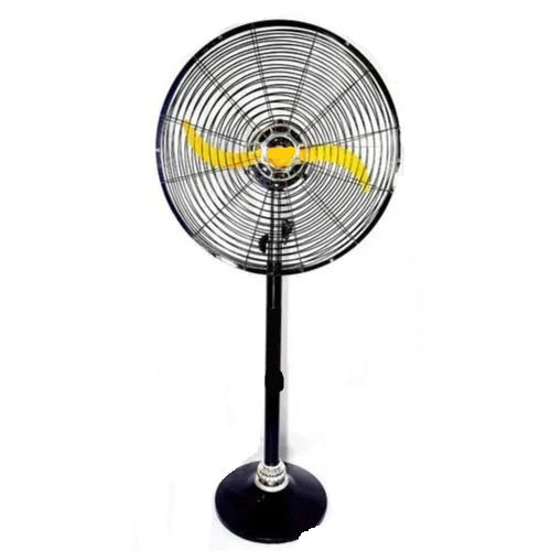 High Strength Air Cooling Floor Installed Manual Metal Heavy Duty Pedestal Fan