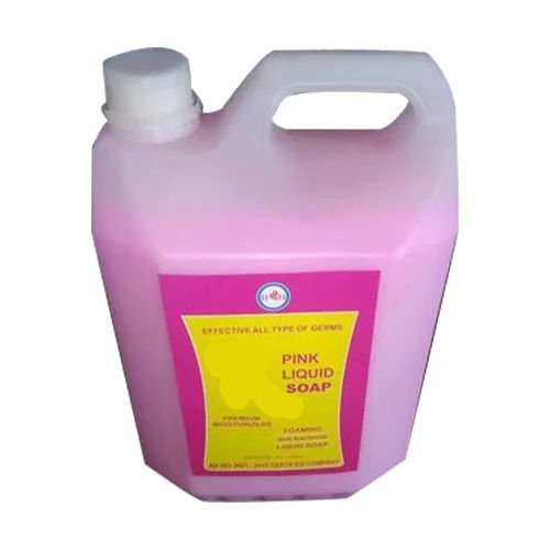 Medium Foam Non Transparent Liquid Pink Hand Soap For Cleaning Purposes Size: 5Liter