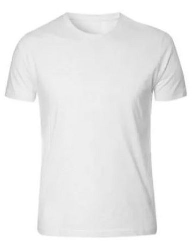 Mens Plain Short Sleeves Round Neck Pure Cotton T Shirt Age Group: Above 16 Years