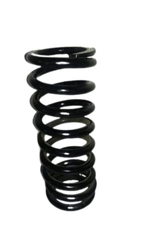 Black Paint Coated Carbon Steel Body Round Spiral Crusher Spring For Industrial Use