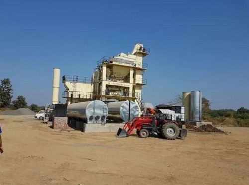 Plc Controlled Automatic Steel Asphalt Batch Mix Plant For Construction Purpose