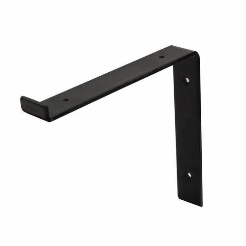 Black Powder Coated Iron Mounting Bracket 