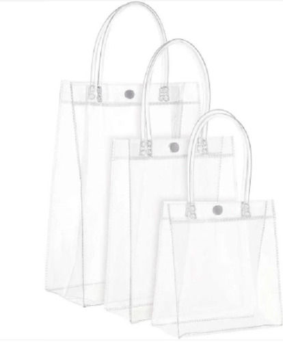 Printed Clear PVC Bags for Shopping, Corporate Gifts and Promotions