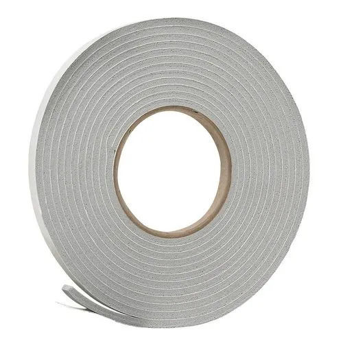 White Round Rubber Adhesive Double Sided Packing Foam Tape