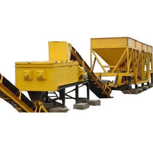 Semi Automatic Mild Steel 80 Kw Power Wet Mix Macadam Plant 