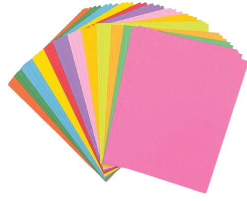 1.0 Mm Thick A4 Size Wood Pulp Craft Coloured Paper For Projects Use Coating Material: Multicolor