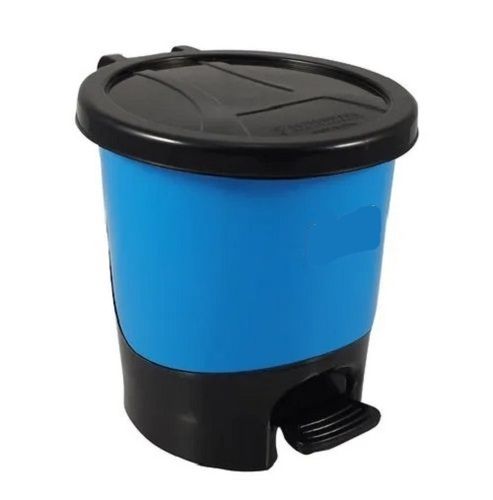 20X25X18Cm Impact And Wear Resistant Cylindrical Smooth Polished Plastic Pedal Dustbin  Application: Commercial Use