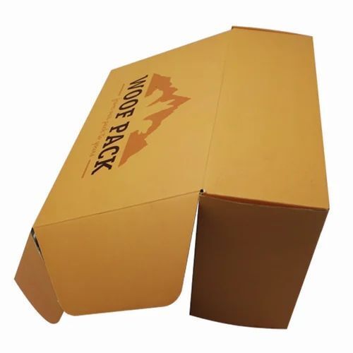 Brown 4Mm Thick And Rectangular Offset Printed Matte Laminated Corrugated Box