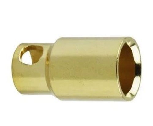 Golden 50 Mm Round Plain Polished Brass Electrical Pin