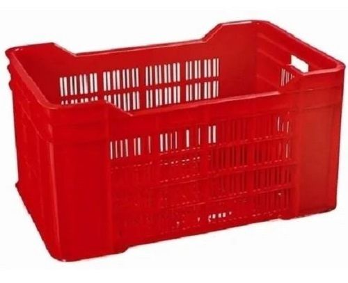 54x36x29 Cm Rectangular Plain Solid Plastic Vegetable Crate