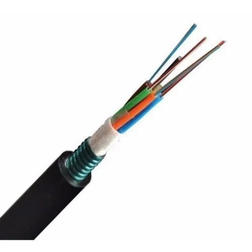 Multi Color 8 Mm 6 Core Polished Round Armored Fiber Optic Cable