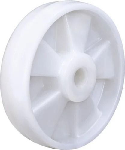 White 80X70 Mm 250 Gram Round 600 Kg Lift Capacity Forklift Wheel 