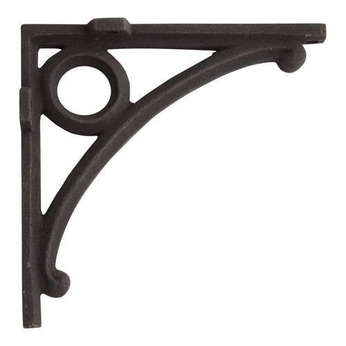 Black Corrosion Resistant Polished Finish Cast Iron Bracket For Residential Use