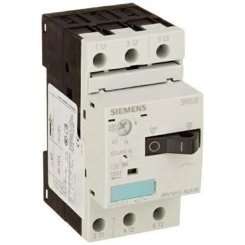 White And Black D Curve 220 Volt 50 Hertz Frequency Three Phase Siemens Circuit Breakers